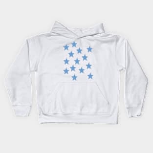 Blue Stars Kids Hoodie